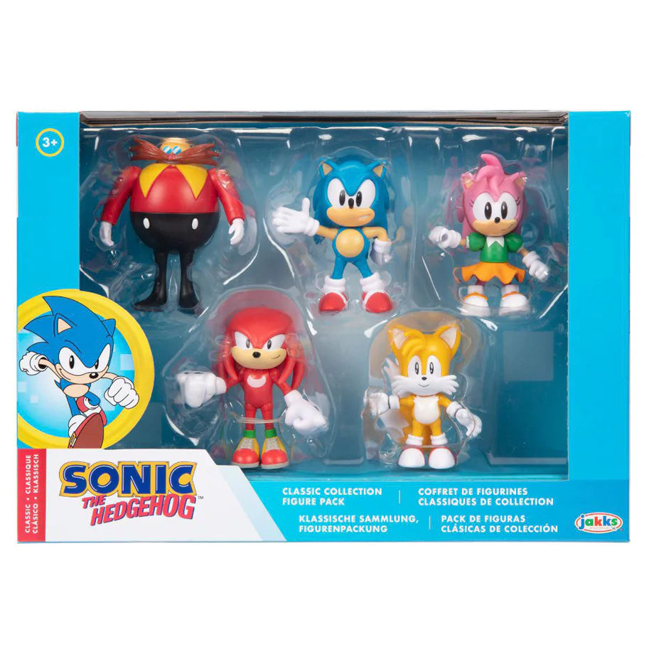 Sonic The Hedgehog Classic Collection Figure Pack (Set of 5, 6.35 cm)