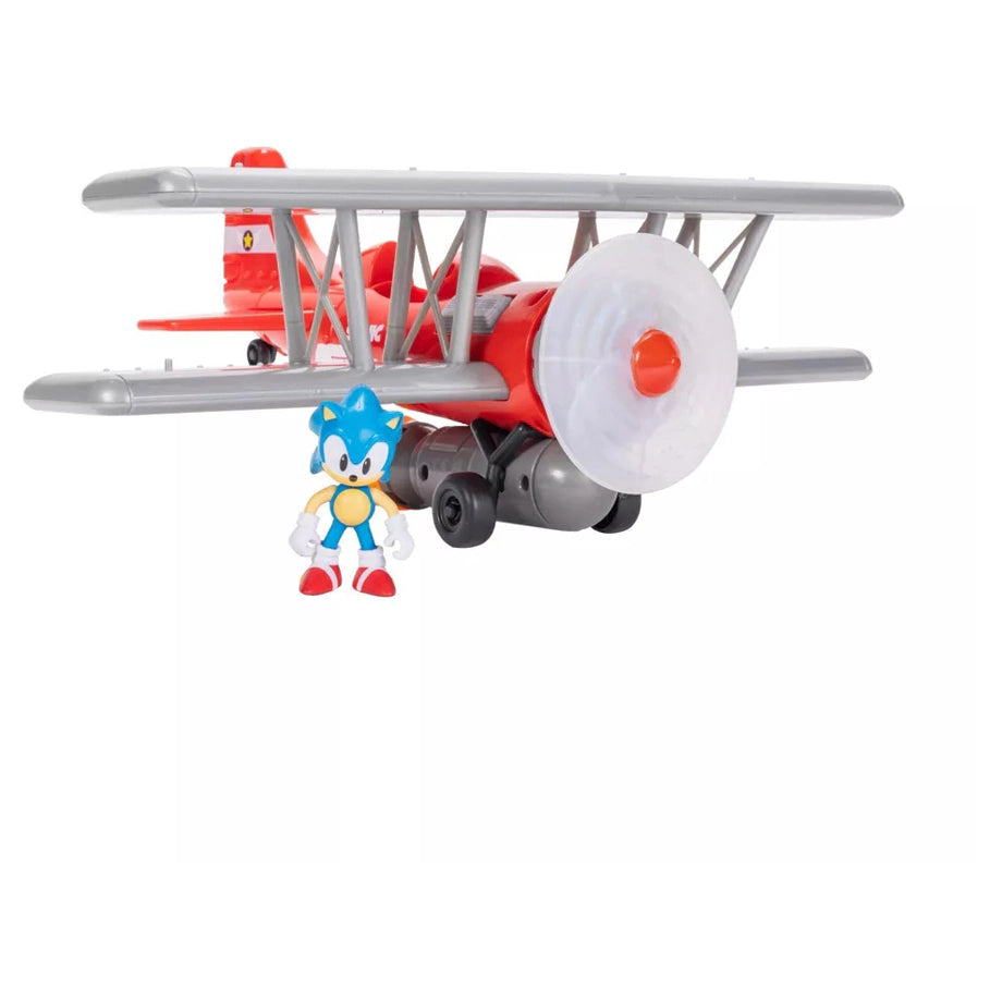 Sonic the Hedgehog Tornado Biplane with Sonic Action Figure