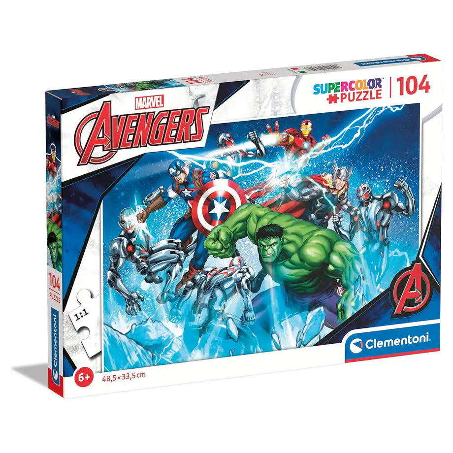 Clementoni Marvel Avengers Super Color Jigsaw Puzzle (104 Pieces)