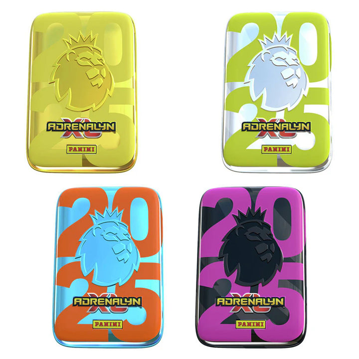 Panini Premier League 2025 Adrenalyn XL Trading Cards Game Pocket Tin (Assorted)