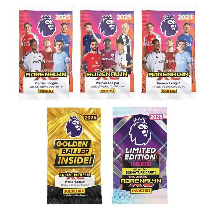 Panini Premier League 2025 Adrenalyn XL Trading Cards Game Starter Pack (Assorted)