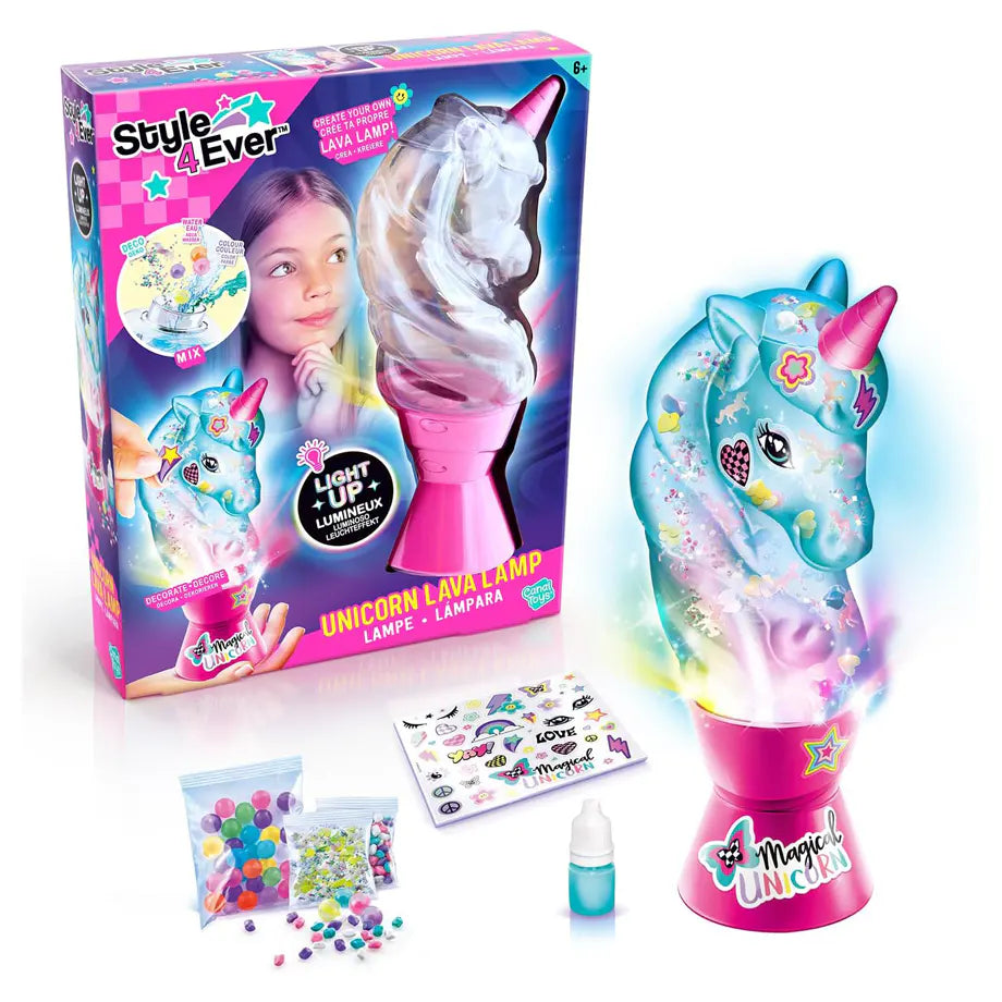 Canal Toys Style 4Ever Magical Unicorn Create Your Own Lava Lamp Kit