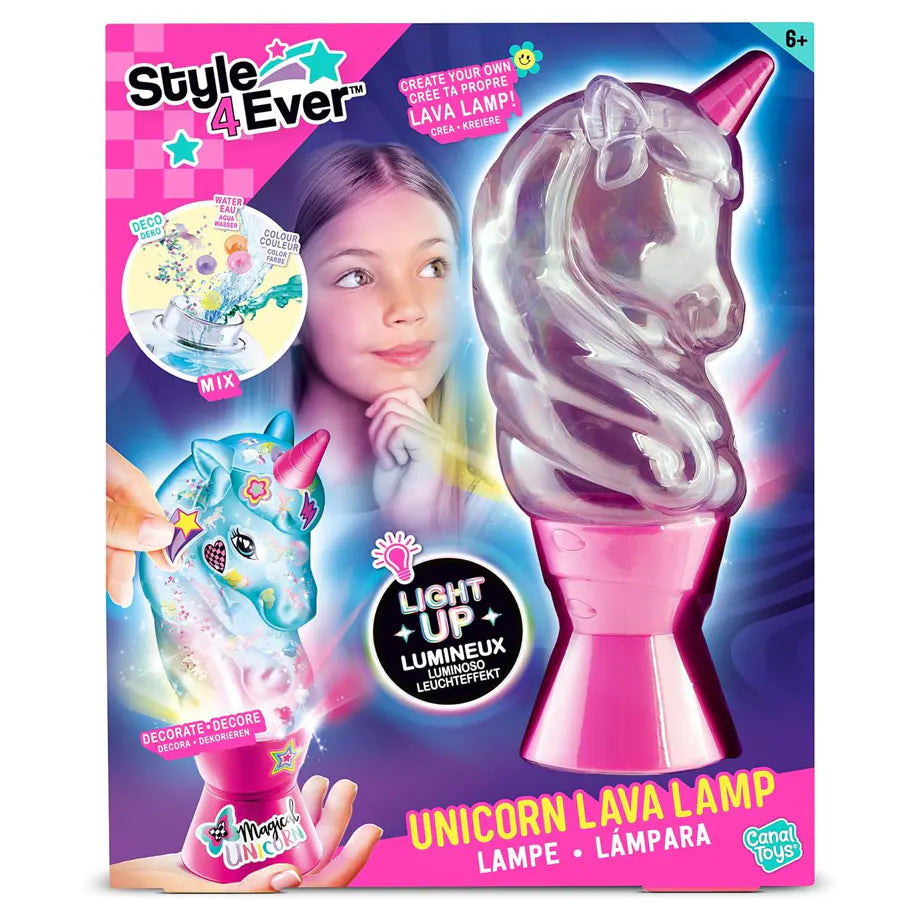 Canal Toys Style 4Ever Magical Unicorn Create Your Own Lava Lamp Kit