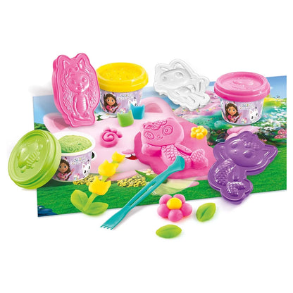 Gabby's Dollhouse Kitty Fairy Garden Bucket Playset - Dough