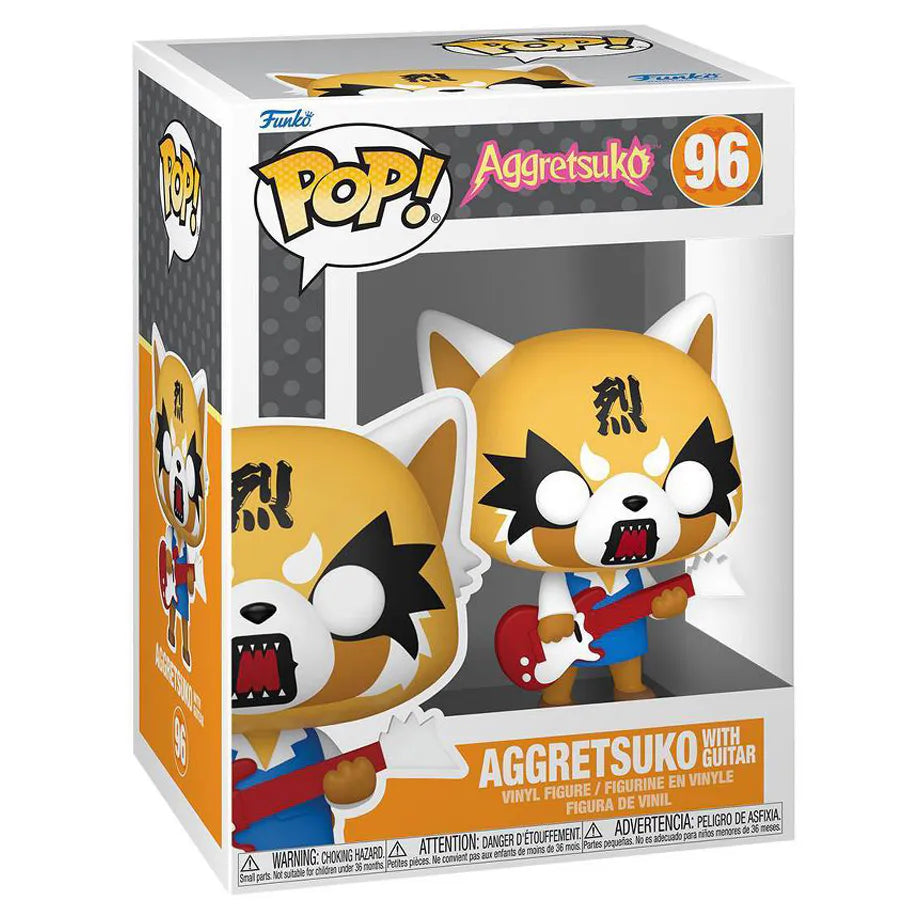 Funko POP! Sanrio Aggretsuko Aggretsuko with Guitar Vinyl Figure (8.26 cm)