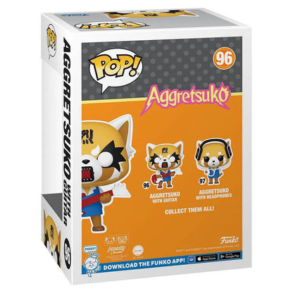 Funko POP! Sanrio Aggretsuko Aggretsuko with Guitar Vinyl Figure (8.26 cm)