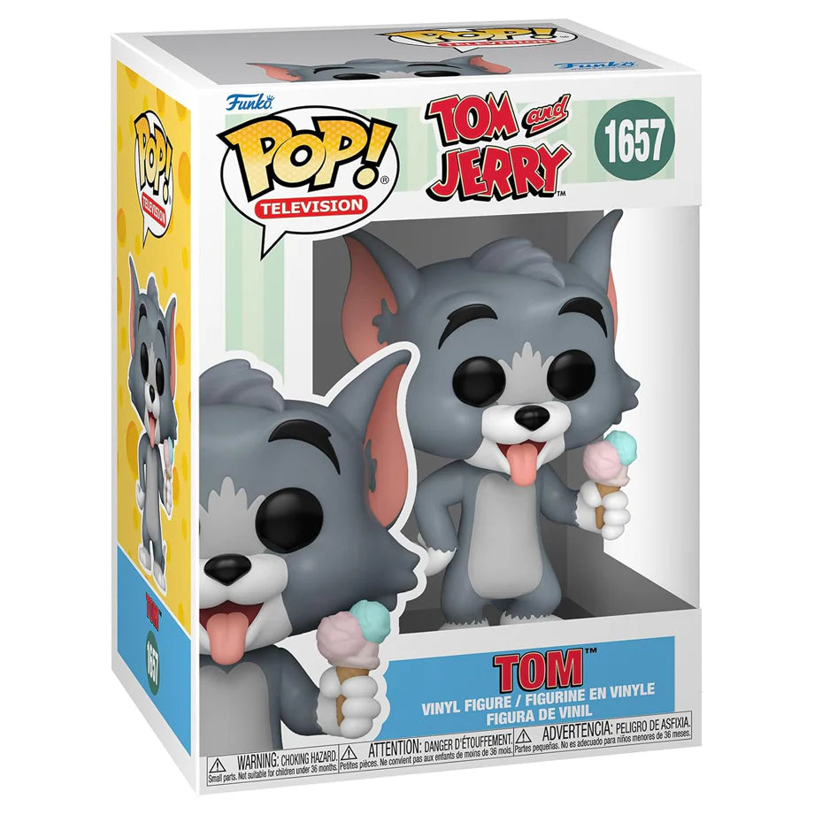 Funko POP! Television Tom & Jerry Tom with Ice Cream Vinyl Figure (9.91 cm)