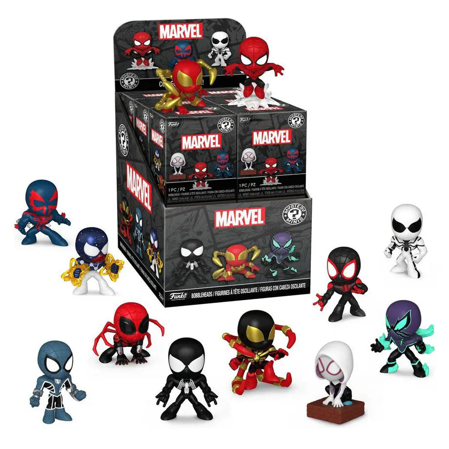 Funko Pop! Marvel Spider-Man Mystery Minis Vinyl Bobblehead (7.6 Cm, Assorted)