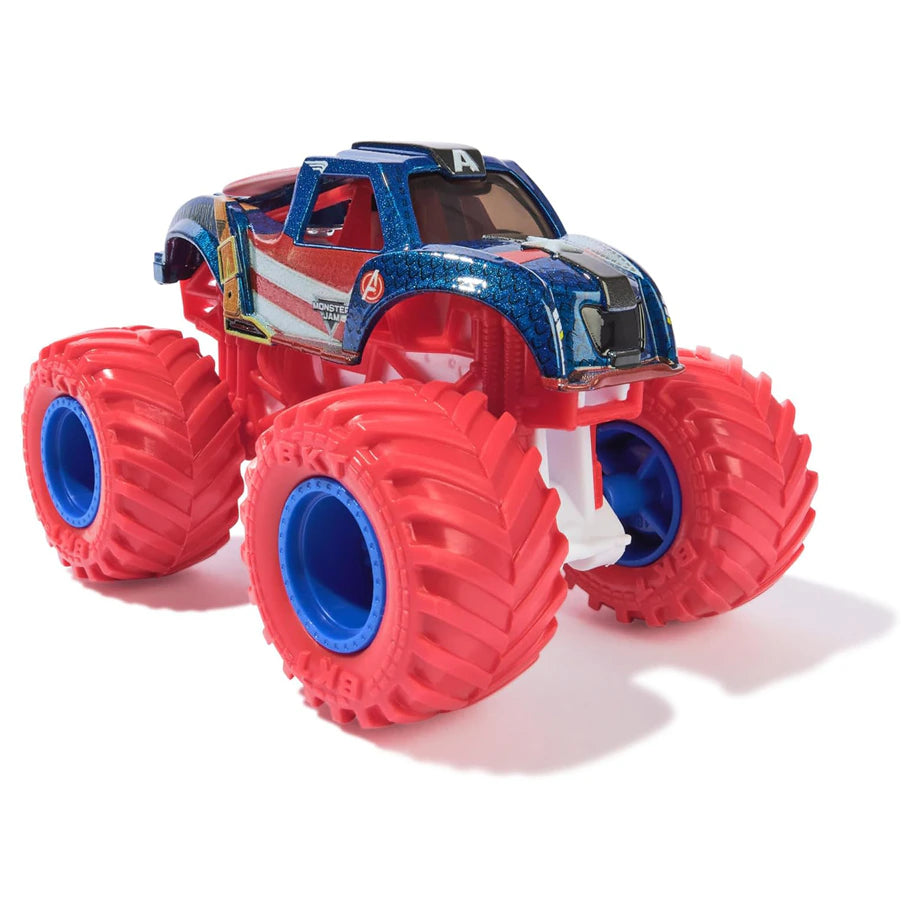 Monster Jam Marvel Heroes Die-Cast Vehicles (1:64, Pack of 5)