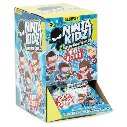 Ninja Kidz Series 1 Mystery Ninja Action Figure (6.1 cm, Assorted)