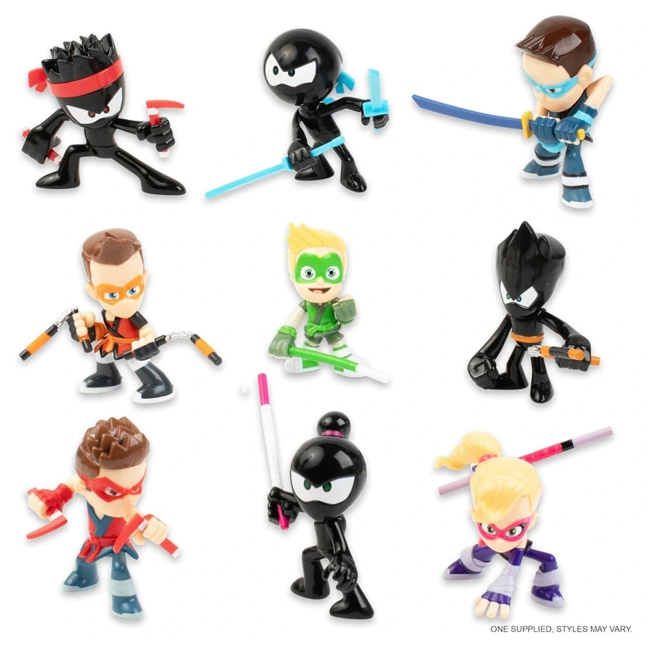 Ninja Kidz Series 1 Mystery Ninja Action Figure (6.1 cm, Assorted)