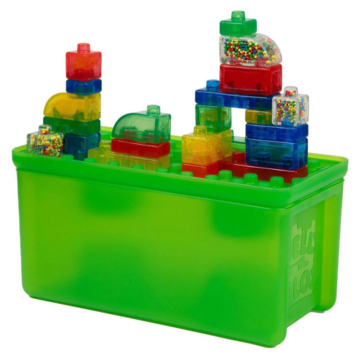 Jelly Blox Stash 'N Stack 2-in-1 Storage Case Set (30 Pieces)
