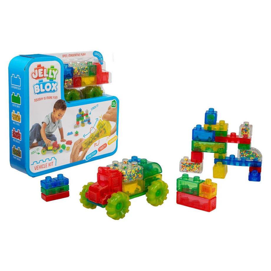 Jelly Blox Vroom Truck Vehicle Kit (35 Pieces)