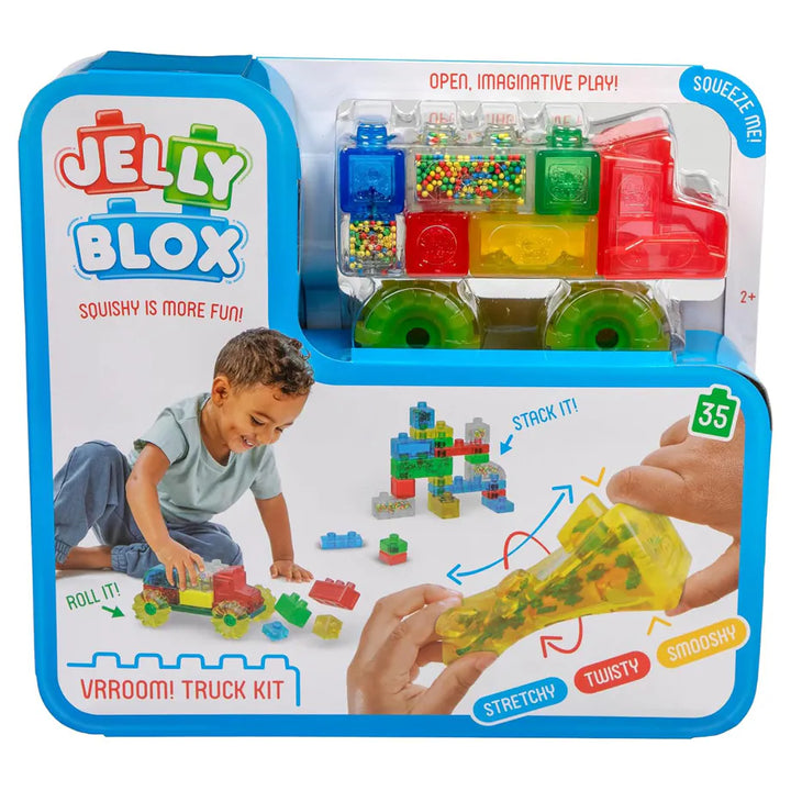 Jelly Blox Vroom Truck Vehicle Kit (35 Pieces)