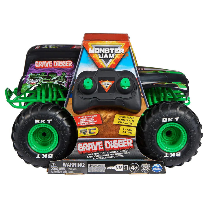 Monster Jam Grave Digger RC Monster Truck (1:15)