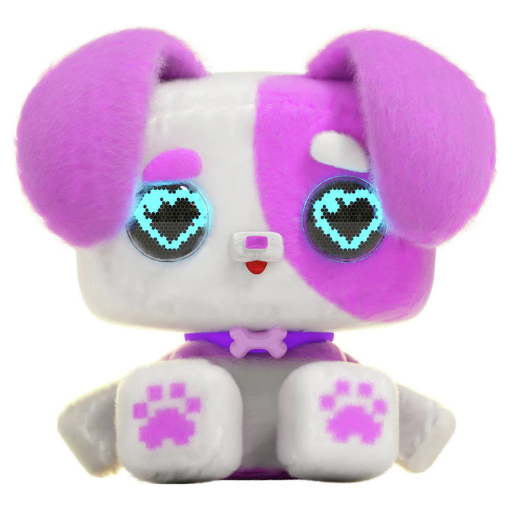 Pixel Hugs Pinxel Plush Toy (White/Pink, 15.5 cm)