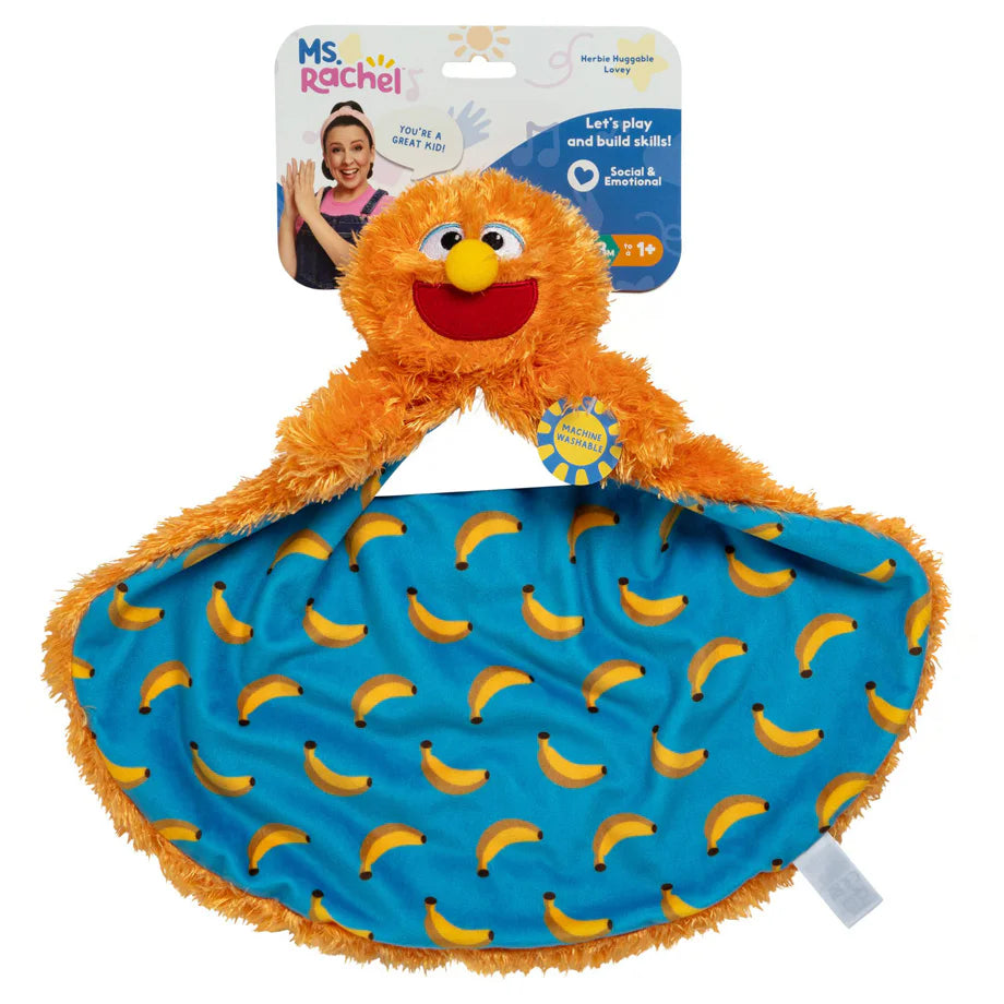 Ms. Rachel Herbie Huggable Lovey Double-Sided Security Blanket (35.56 cm)