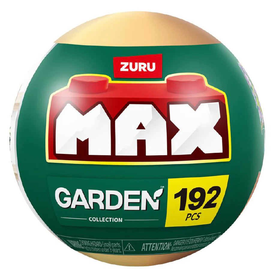 ZURU MAX Garden Collection Series 1 Pot Plants Building Bricks Capsule 11.5 cm (Assorted)