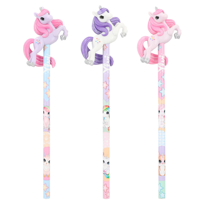 TOPModel Ylvi Pencil with 3D Unicorn Topper (Assorted)