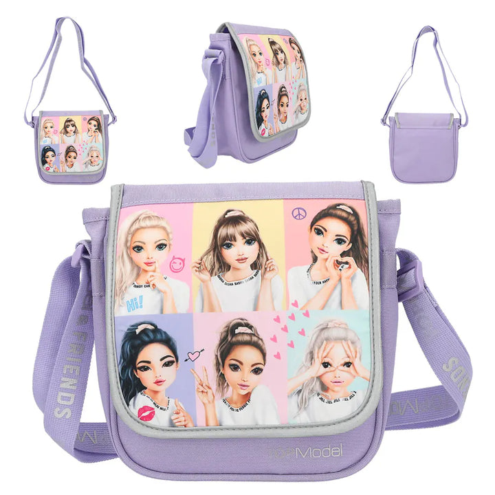 TOPModel Snap Shots Shoulder Bag (Purple)