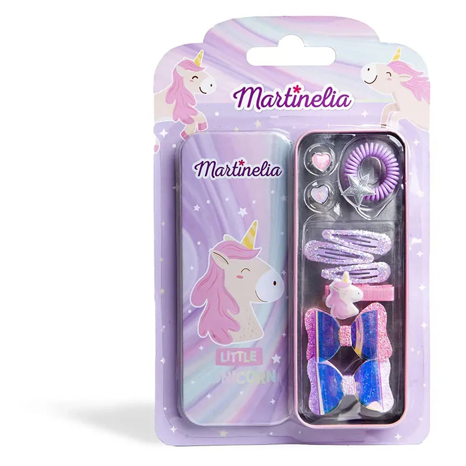 Martinelia Little Unicorn Hair Accessories Tin Box