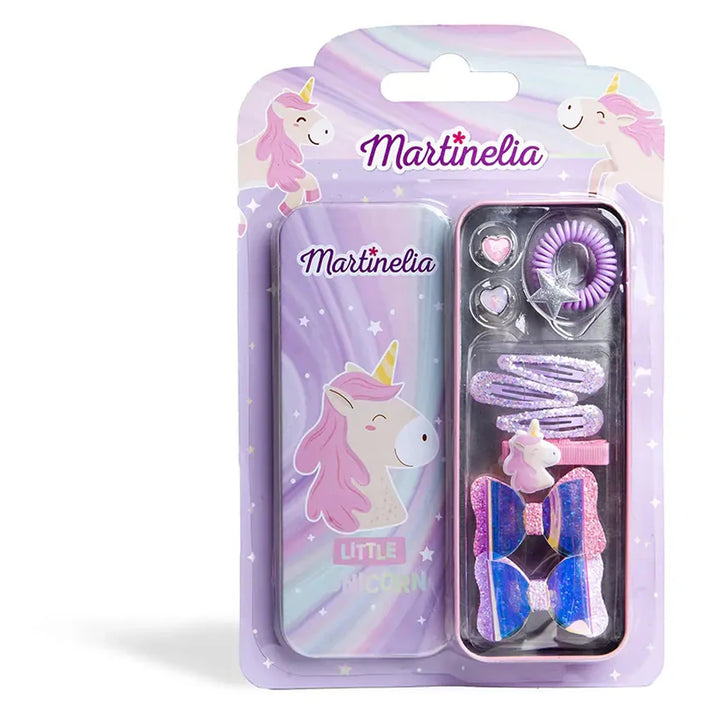 Martinelia Little Unicorn Hair Accessories Tin Box