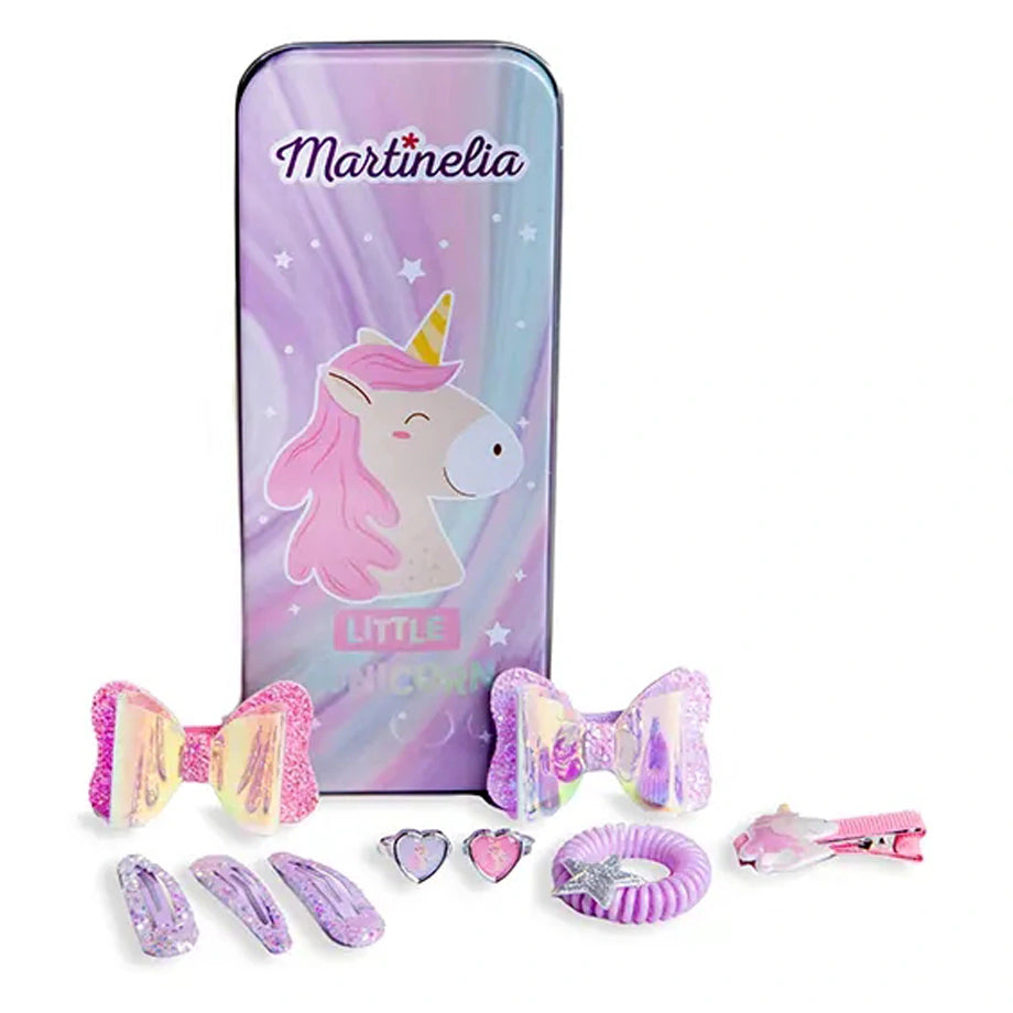 Martinelia Little Unicorn Hair Accessories Tin Box