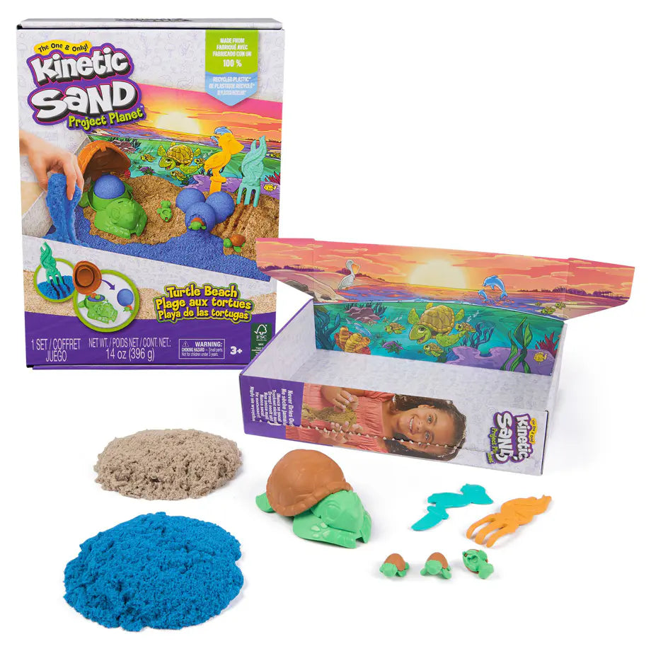 Kinetic Sand Project Planet Turtle Beach Playset