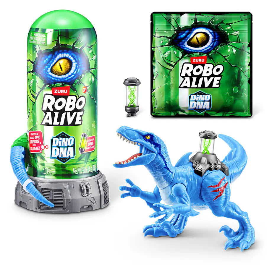 Robo Alive Zuru Dino DNA Light-up Helix Spine Kit (10 Pieces, Assorted)