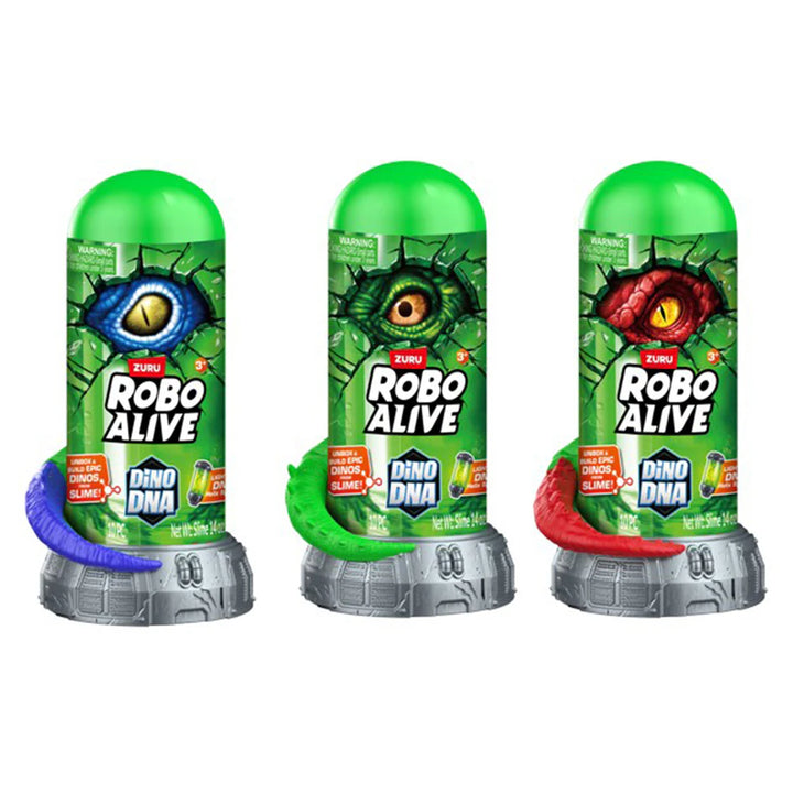 Robo Alive Zuru Dino DNA Light-up Helix Spine Kit (10 Pieces, Assorted)