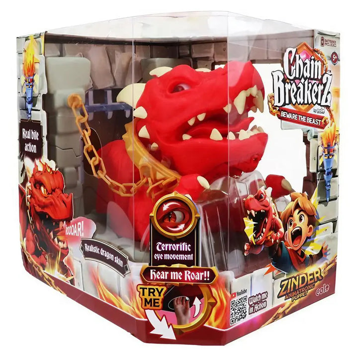 Chain Breakerz Zinder Animatronic Puppet Playset (Red)