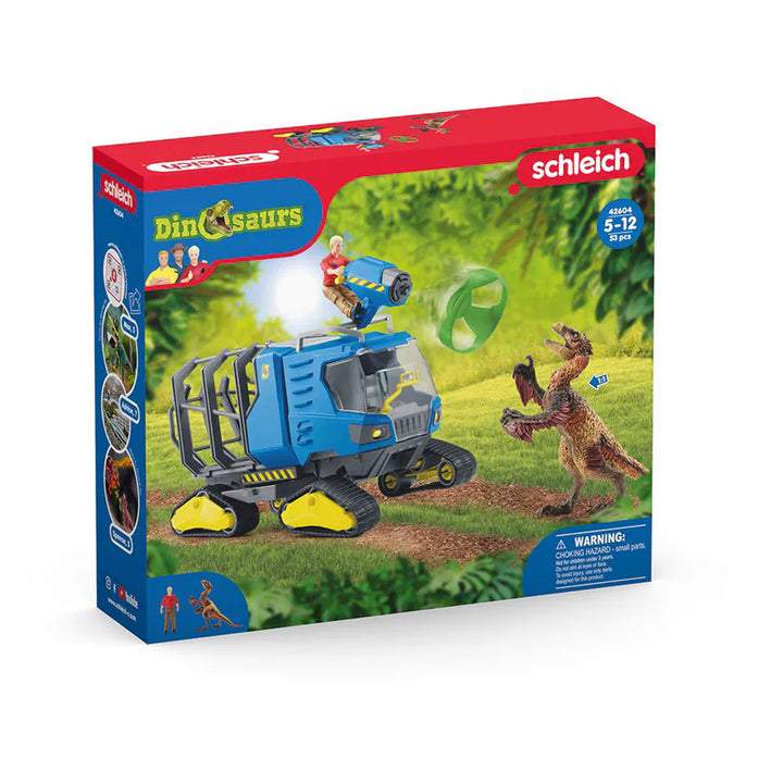 Schleich Dinosaurs Track Vehicle Playset (53 Pieces)