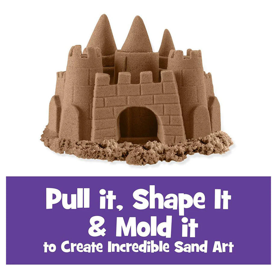 Kinetic Sand Brown Marron Sand Bag Activity Kit
