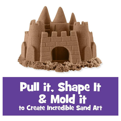 Kinetic Sand Brown Marron Sand Bag Activity Kit