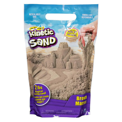 Kinetic Sand Brown Marron Sand Bag Activity Kit