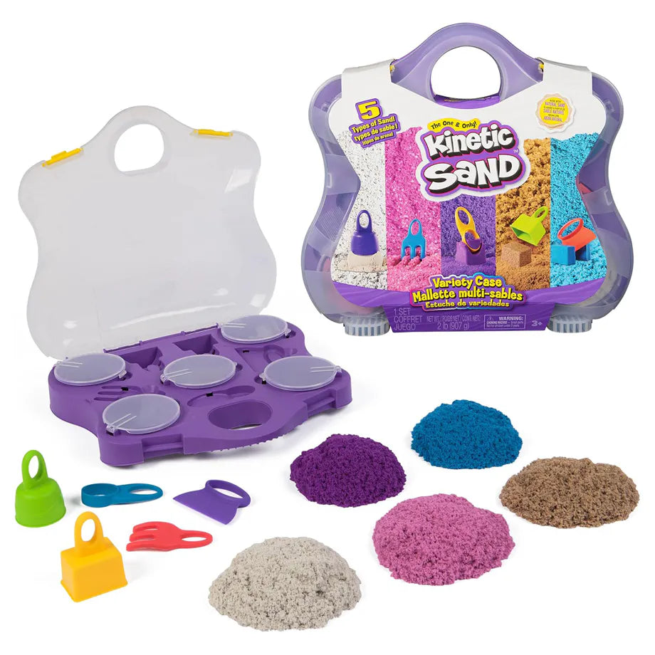 Kinetic Sand Variety Case Playset (5 Colors)