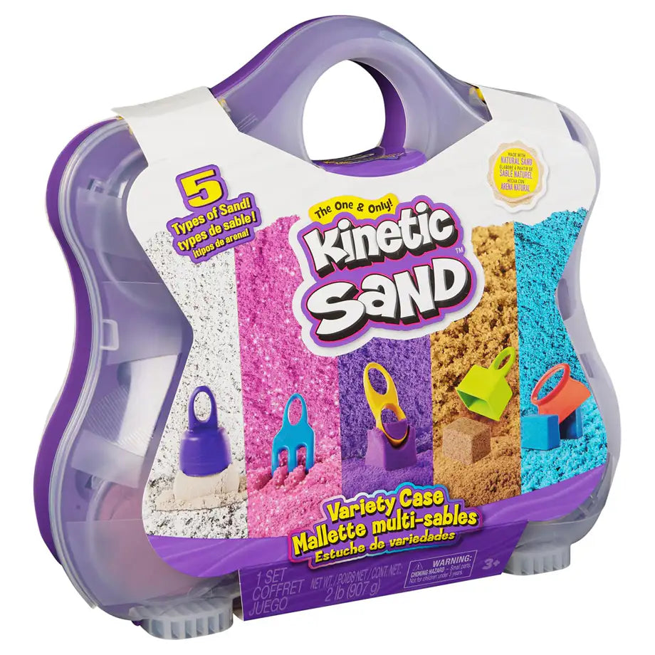 Kinetic Sand Variety Case Playset (5 Colors)