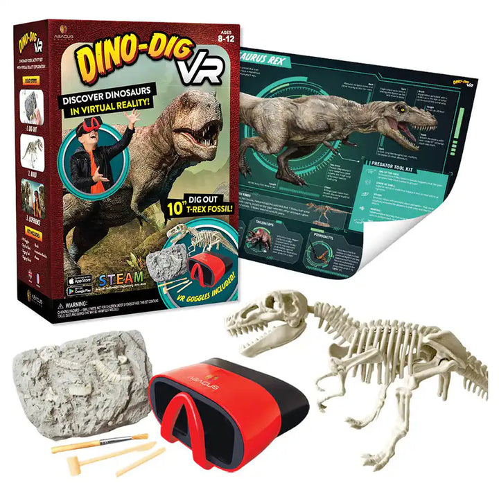 Abacus Dino Dig VR Interactive Activity Set