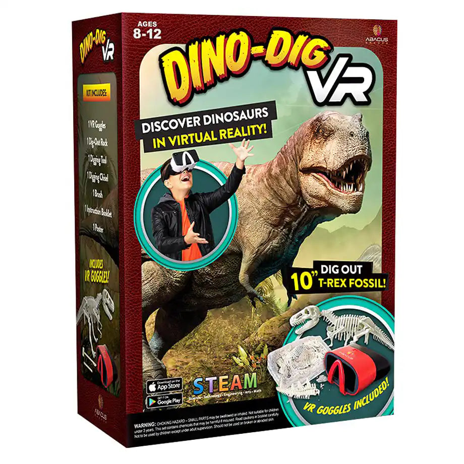 Abacus Dino Dig VR Interactive Activity Set