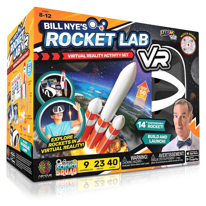 Abacus Bill Nye's Science Squad Bill Nye's Rocket Lab Virtual Reality Activity Set (23 Pieces)