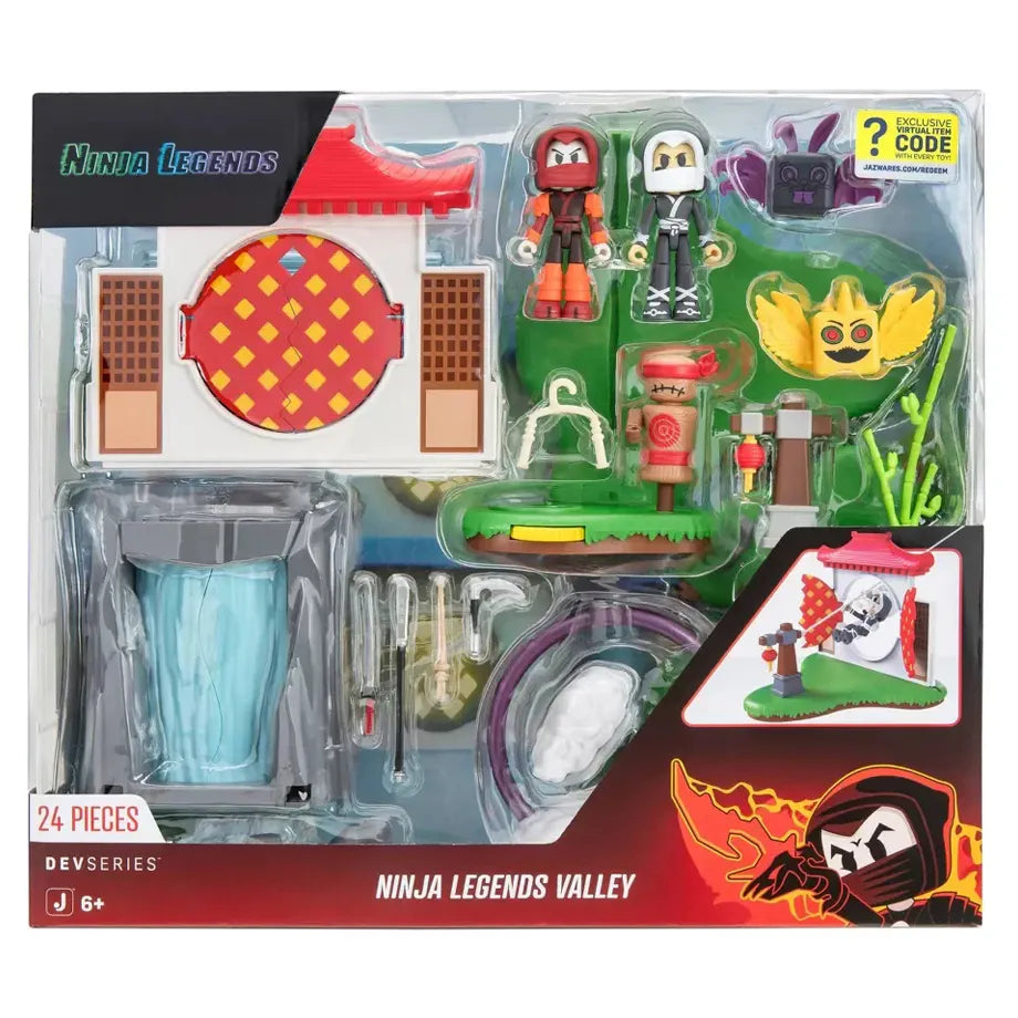 DevSeries Ninja Legends Valley Playset (24 Pieces)