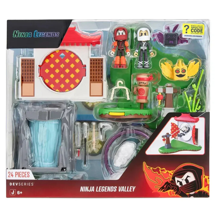 DevSeries Ninja Legends Valley Playset (24 Pieces)