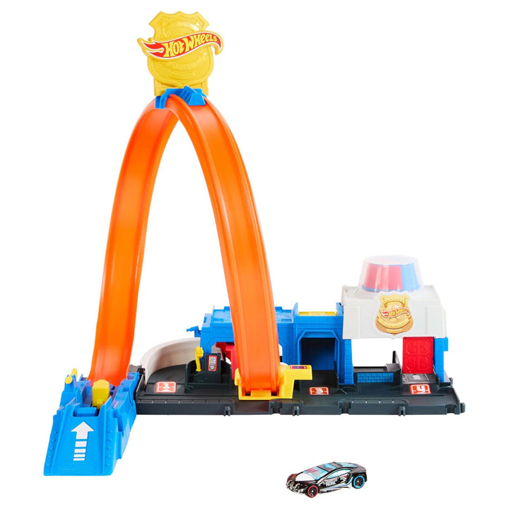 Hot Wheels City Super Police Station Playset