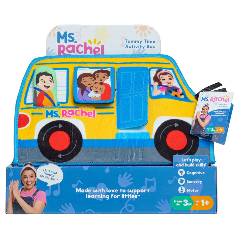 Ms. Rachel Tummy Time Activity Bus Folding Play Mat