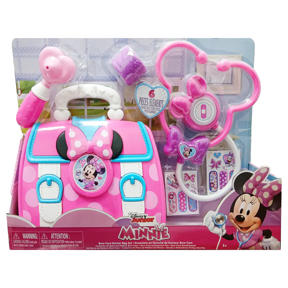 Disney Junior Minnie Mouse Bow-Care Doctor Bag Set-8 Pieces (Pink)