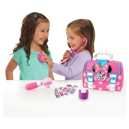 Disney Junior Minnie Mouse Bow-Care Doctor Bag Set-8 Pieces (Pink)