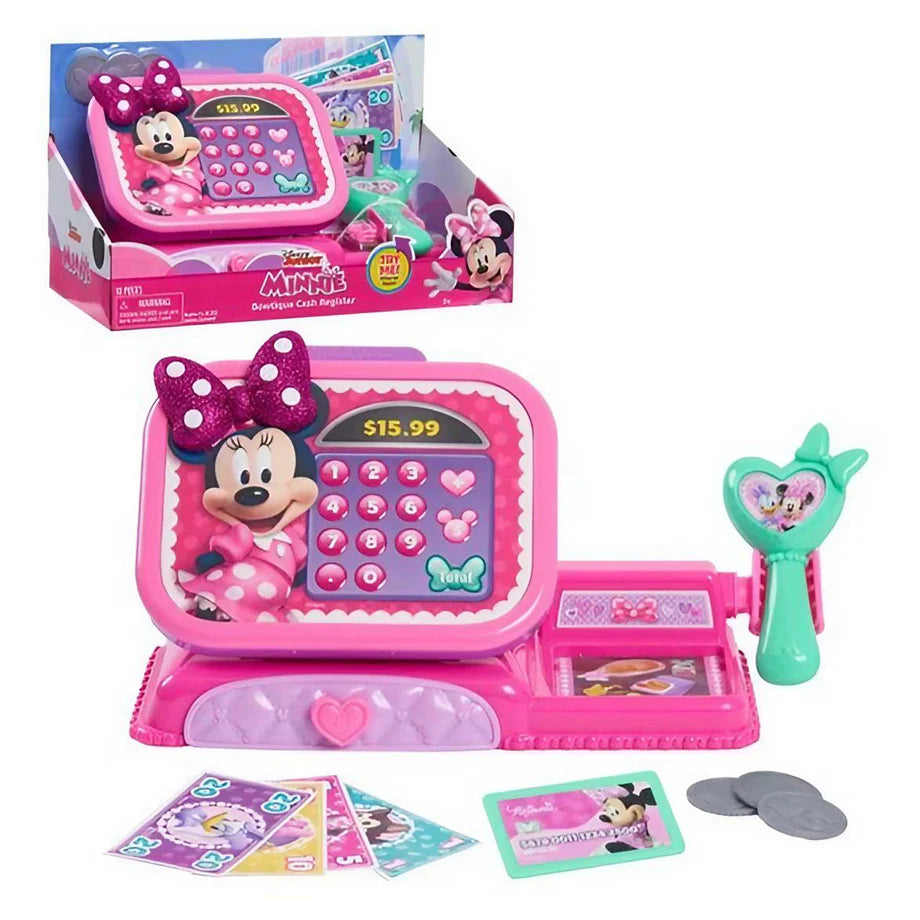 Disney Junior Minnie Mouse Bowtique Cash Register-10 Pieces (Pink)