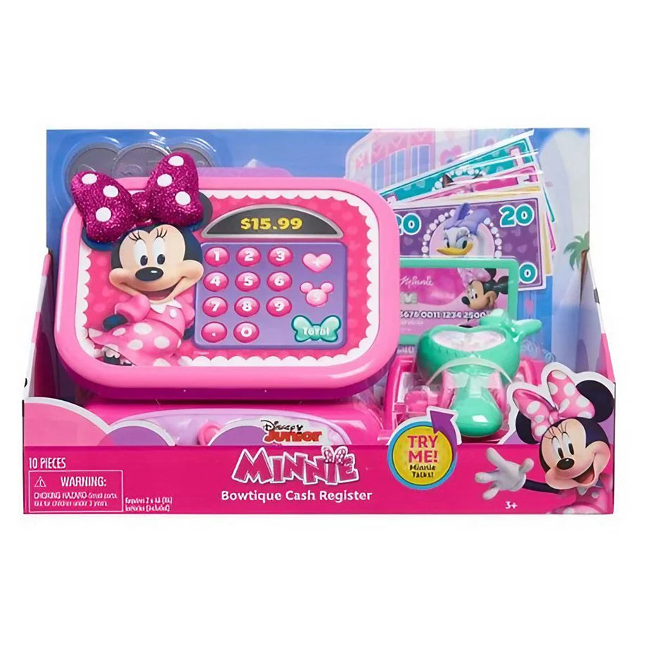 Disney Junior Minnie Mouse Bowtique Cash Register-10 Pieces (Pink)