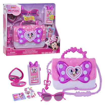 Disney Junior Minnie Mouse Bowfabulous Bag Set 7-Pieces ( Pink)