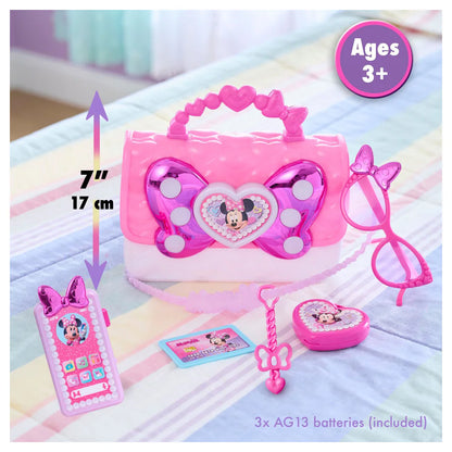 Disney Junior Minnie Mouse Bowfabulous Bag Set 7-Pieces ( Pink)